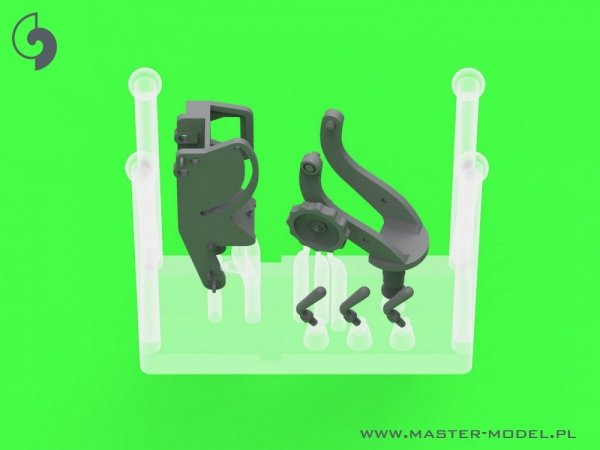 Master GM-35-092 Browning M1919 A4 .30 cal (7,62mm) - mocowanie E6160 - używany np. na M4 Sherman, T17E1 Staghound 1/35