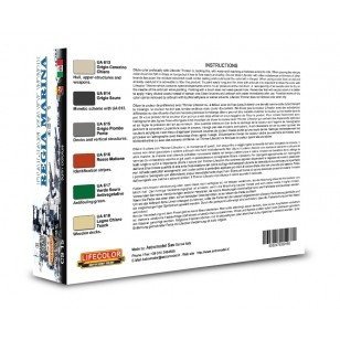 Lifecolor CS15 Acrylic paint set Italian Ships Set 1 6x22ml