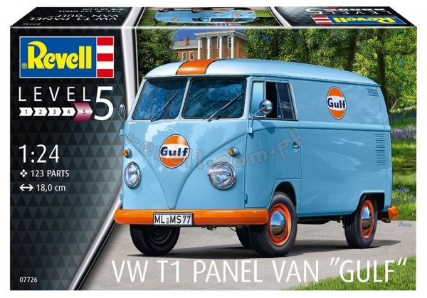 Revell 07726 VW T1 Panel Van - Gulf Decoration 1/24