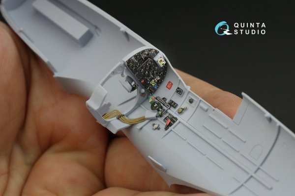 Quinta Studio QD48144 Spitfire PR.XIX 3D-Printed &amp; coloured Interior on decal paper (Airfix) 1/48