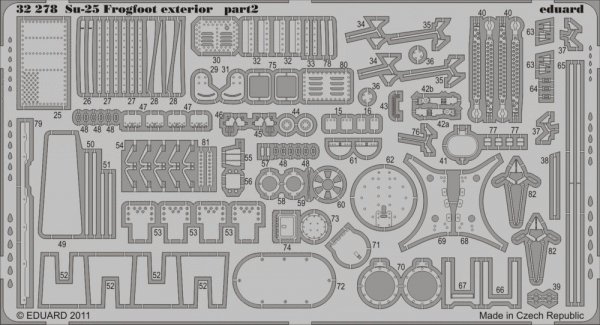 Eduard 32278 Su-25 Frogfoot exterior TRUMPETER (1:32)