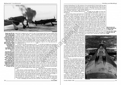 Kagero 3001 Focke Wulf FW 190 vol. I (no decals) EN/PL
