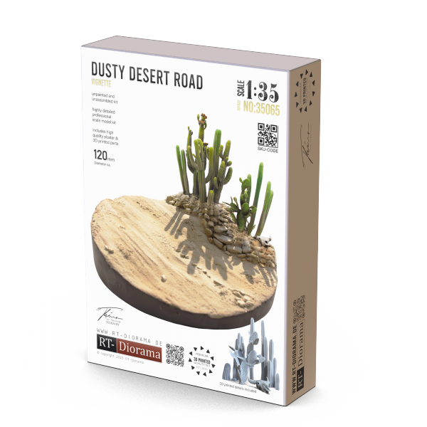 RT-Diorama 35065 Dusty Desert Road - Vignette 1/35