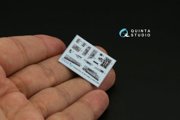 Quinta Studio QD72071 MiG-29 9-12 3D-Printed &amp; coloured Interior on decal paper (GWH) 1/72