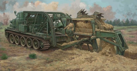Trumpeter 09502 BTM-3 High-Speed Trench Digging Vehicle 1/35