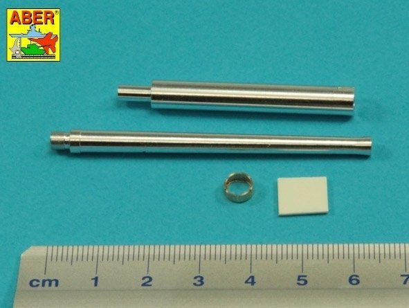 Aber 16L-19 Lufa 37mmM6 do amerykańskich czołgów M3iM5 / Gun barrel for 37 mm M6 gun used on US M3 M5 tanks 1/16