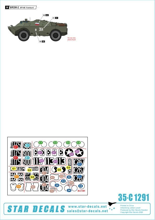 Star Decals 35-C1291 War in Caucasus 5 1/35