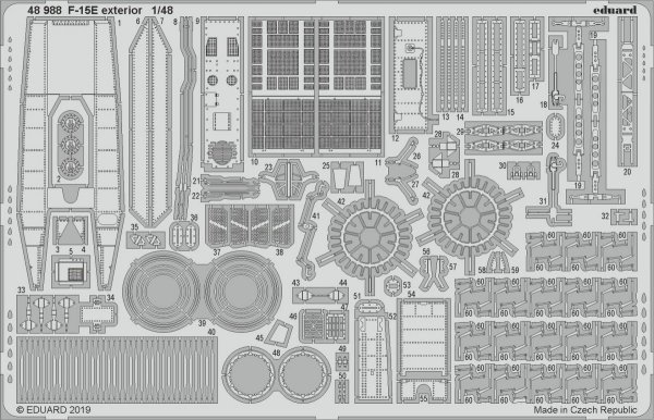 Eduard 48988 F-15E exterior 1/48 GREAT WALL HOBBY