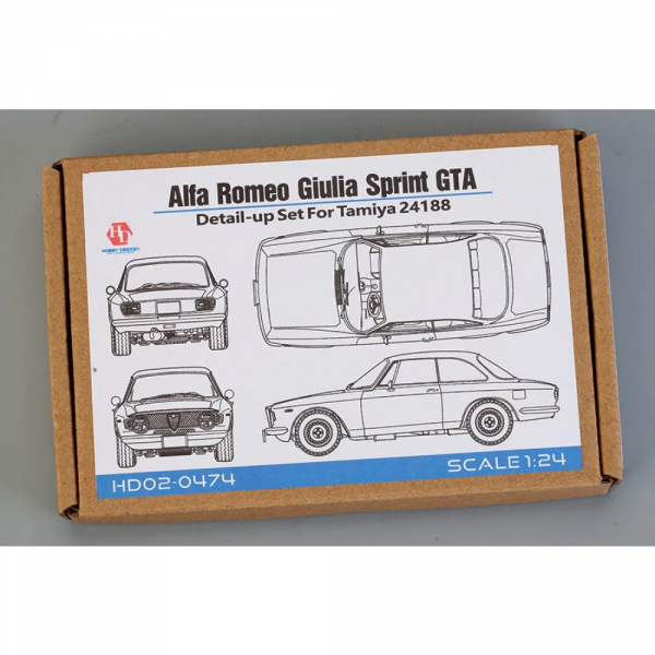 Hobby Design HD02-0474 Alfa Romeo Giulia Sprint GTA Detail-up Set ( for Tamiya kit 24188 ) 1/24