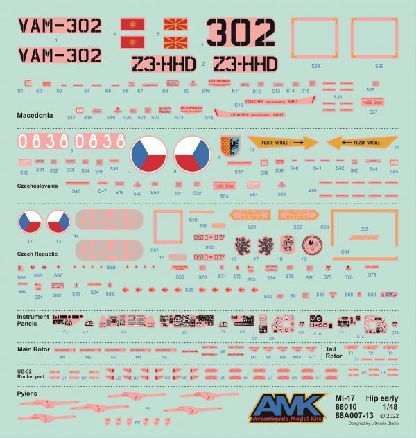 AMK 88010 Mi-17 Hip Early 1/48