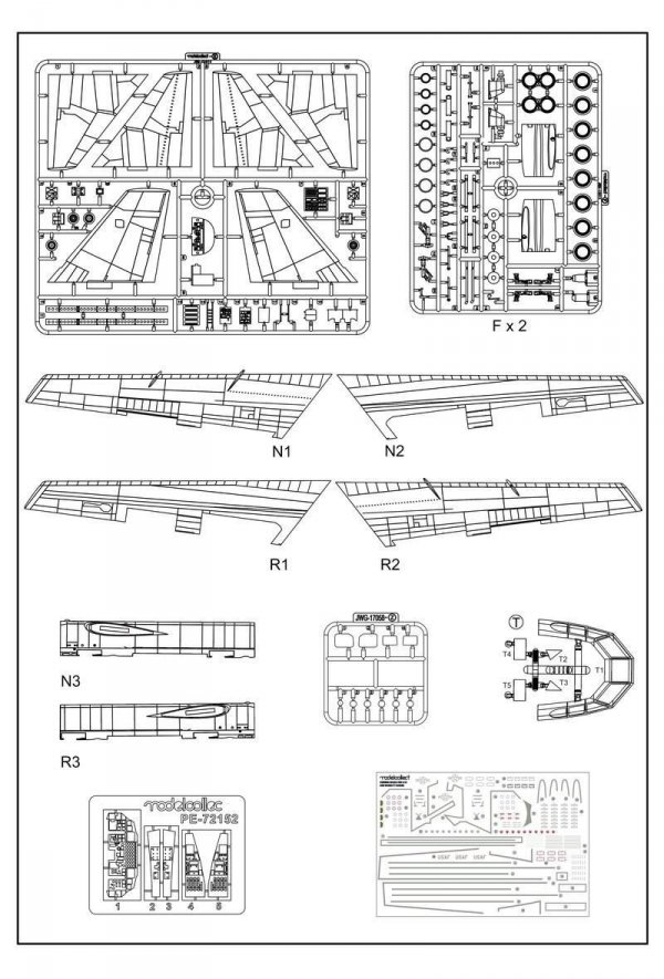 Modelcollect UA72210 B-52G Early Type 1967-1972 in Linebacker II Vietnam war 1/72