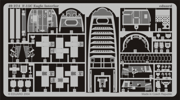 Eduard 49274 F-15C interior 1/48 Hasegawa
