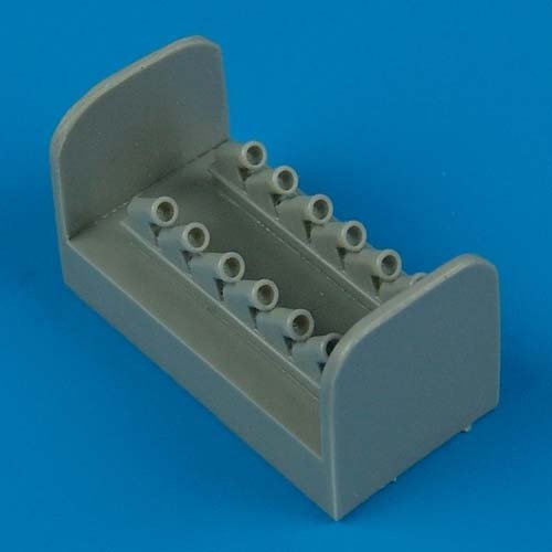 Quickboost QB72249 Spitfire Mk.XIV exhaust - Round 1/72