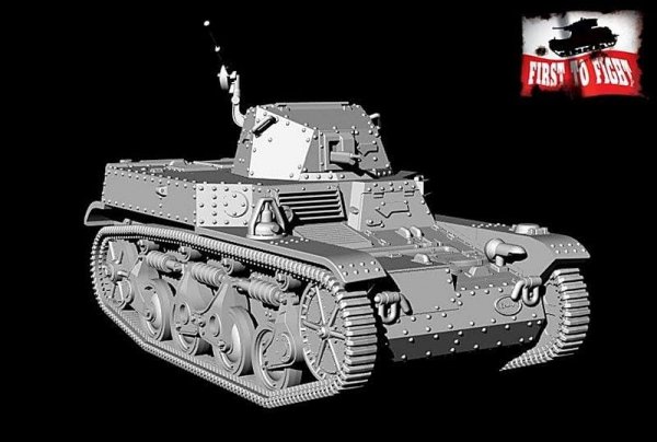 First To Fight PL097 Francuski lekki czołg rozpoznawczy AMR 35 ZT1a 1/72