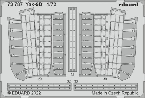 Eduard 73787 Yak-9D ZVEZDA 1/72
