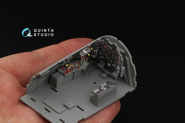 Quinta Studio QD32245 N1K2-J Shidenkai 3D-Printed &amp; coloured Interior on decal paper (Hasegawa) 1/32