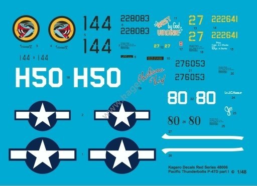 Kagero KD72006 Republic P-47 Thunderbolt D 1/72
