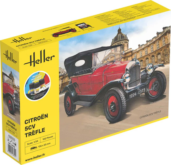 Heller 56702 STARTER KIT Citroen 5CV Trefle 1/24