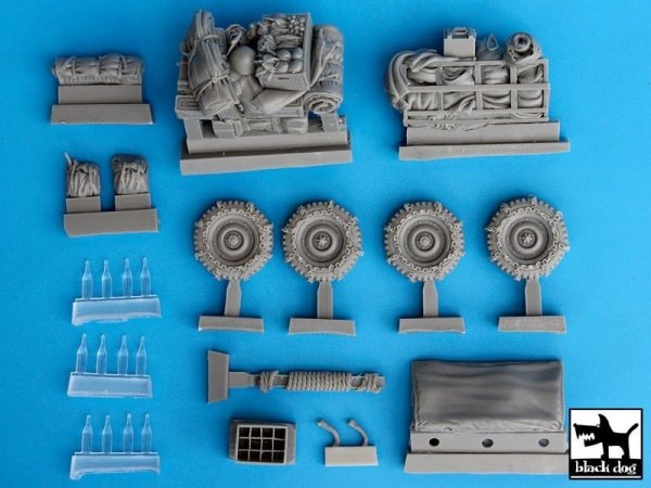 Black Dog T35044 US Jeep big accessories set 1/35