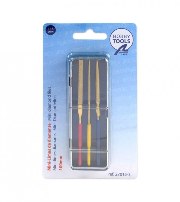 ARTESANIA LATINA 27015-3 Zestaw trzech pilników diamentowych 100 mm