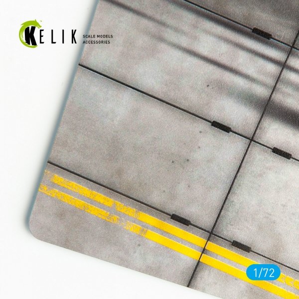 KELIK KS72002 CONCRETE PLATES TYPE 2 BASE - ACRYLIC 3 MM (280 X 180 MM) 1/72