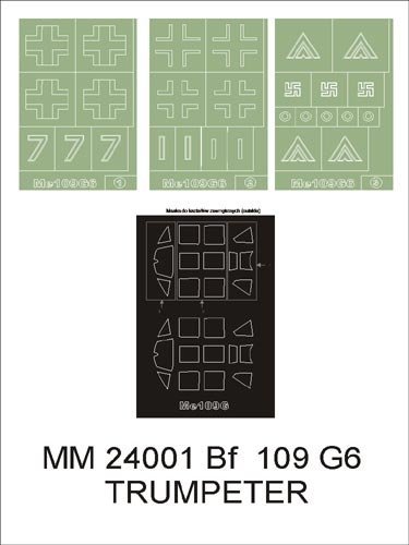 Montex MM24001 Me- 109 G-6 TRUMPETER