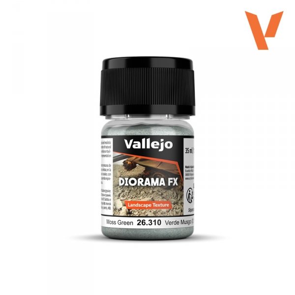 Vallejo 26310 Moss Green 0.1-1 mm - Diorama FX Landscape Texture 30ml