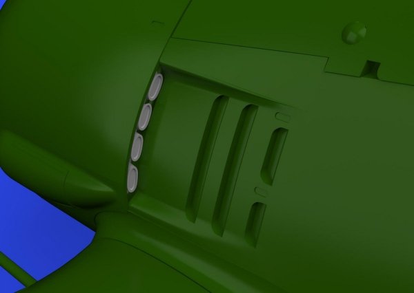 Eduard 648381 Fw 190A exhaust stacks EDUARD 1/48 