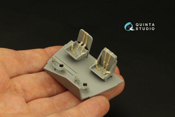 Quinta Studio QDS-48407 Go 242A-B 3D-Printed coloured Interior on decal paper (ICM) (Small version) 1/48