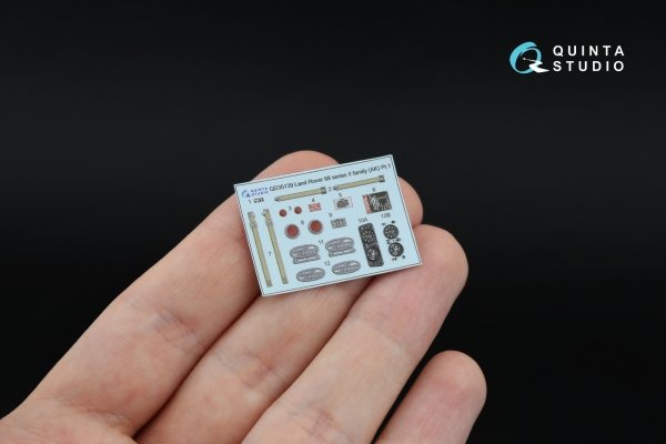 Quinta Studio QD+35139 Land Rover 88 series II family 3D-Printed &amp; coloured Interior on decal paper (AK Interactive) (with 3D-printed resin parts) 1/35