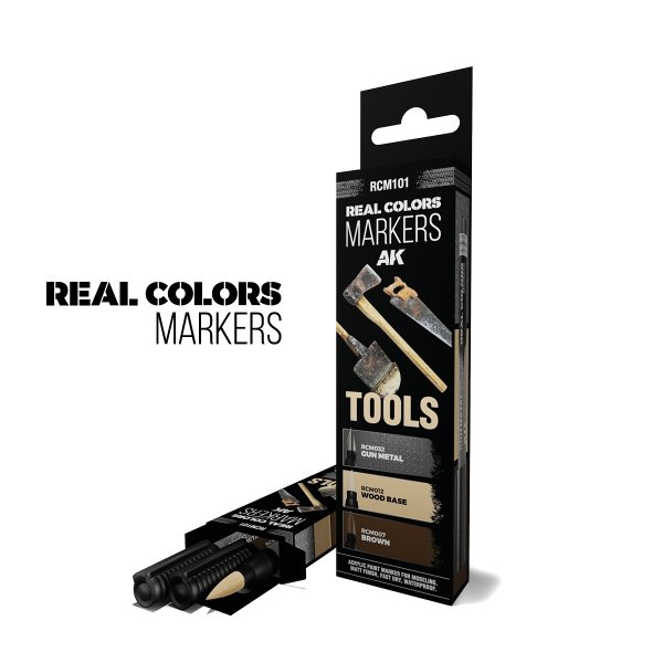 AK Interactive RCM101 TOOLS – RC MARKERS SET RCM032 RCM012 RCM007