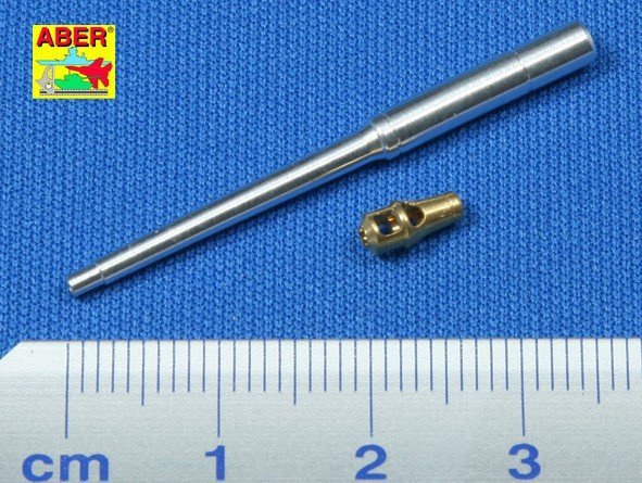 Aber 72L-21 Lufa 8,8cm KwK36 L/56 do późnego czołgu Tiger I / German tank barrel 8,8cm KwK 36 L/56 for (Late model) Tiger I 1/72