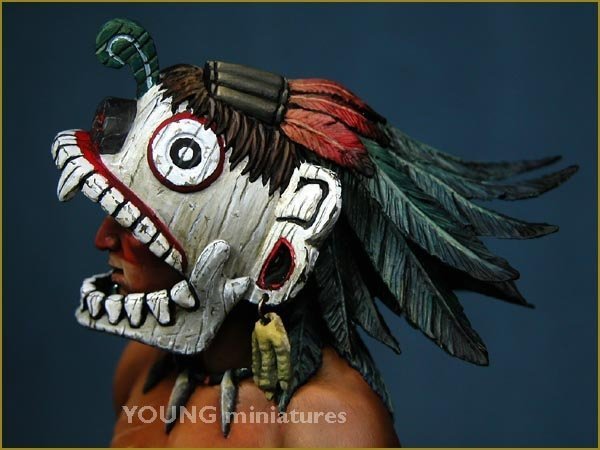 Young Miniatures YH1819 Aztec Warrior 1/10