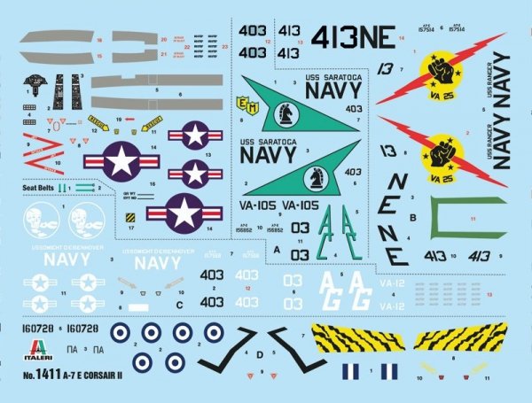 Italeri 1411 A-7E CORSAIR II (1:72)