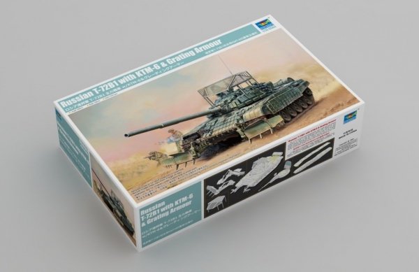 Trumpeter 09609 Russian T-72B1 with KTM-6 &amp; Grating Armour 1/35