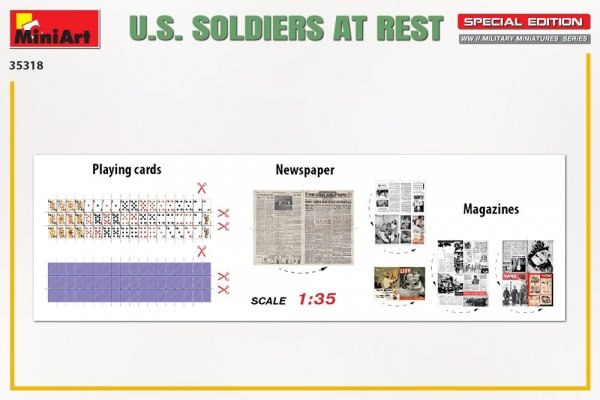 MiniArt 35318  U.S. Soldiers at Rest Special Edition 1/35