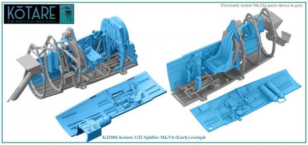 Kotare K32006 Spitfire Mk.Vb (Early) 1/32