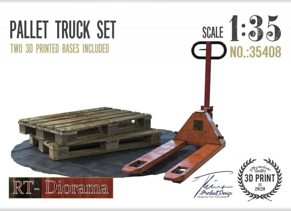 RT-Diorama 35408 Pallet Truck Set 
