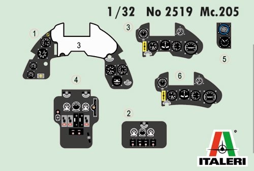 Italeri 2519 Macchi C.205 Veltro 1/32
