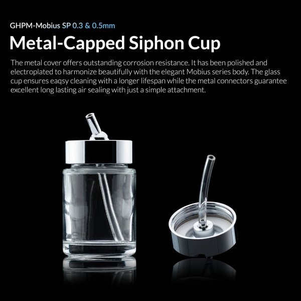 Gaahleri 43004 Premium Series GHPM-Mobius SP 0,3 &amp; 0,5 mm Airbrush