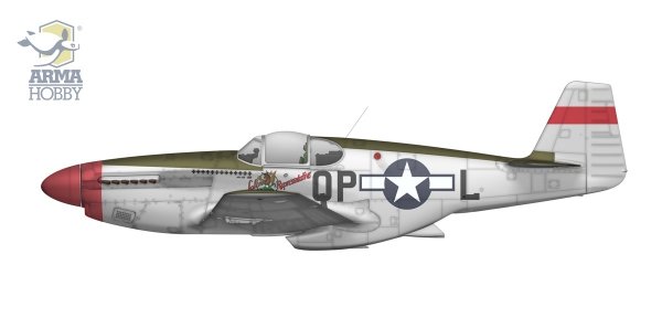 Arma Hobby 70069 P-51 B Mustang Deluxe Set 1/72
