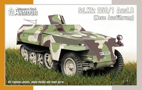 Special Armour 72005 Sd.Kfz 250/1 Ausf.B (Neue Ausfuhrung) 1/72