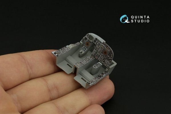Quinta Studio QDS-48324 A-6E 3D-Printed coloured Interior on decal paper (Kinetic) (Small version) 1/48