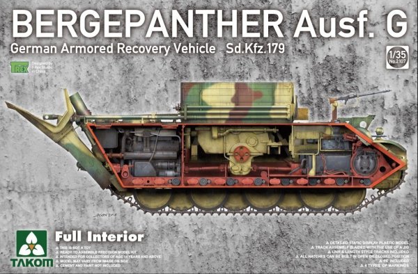 Takom 2107 Sd.Kfz. 179 PzKpfw V Bergepanther Ausf.G (1:35)