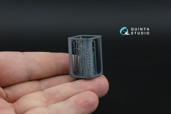 Quinta Studio QT72051 Browning .50 AN_M2 (fixed) Machine Gun, 4 pcs (for all kits) 1/72