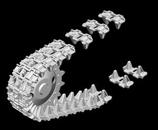 MiniArt 35146 Workable Track Link Set for T-70M 1:35