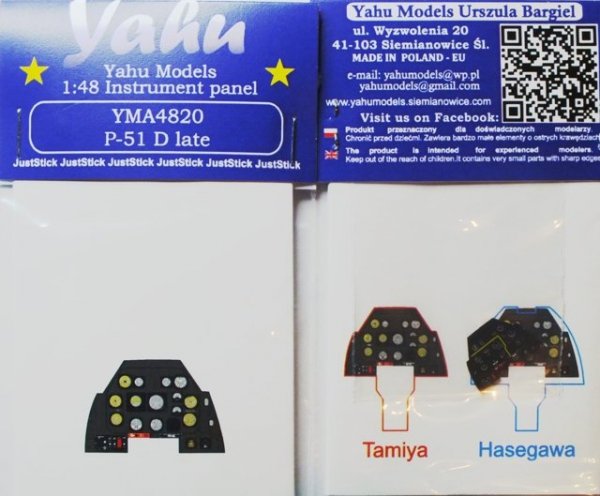Yahu YMA4820 P-51 D late (Tamiya) 1:48