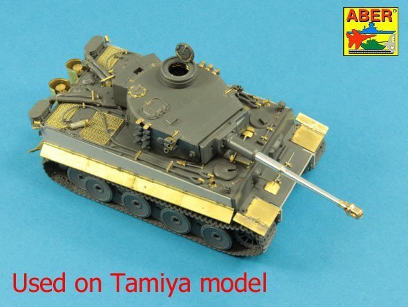 Aber 48L-06 German 88mm KwK 36 L/56 Tiger I Early Barrel (For AFV Club / Tamiya) 1:48