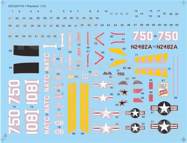 Special Hobby 72297 FH-1 Phantom Demonstration Teams and Trainers 1/72