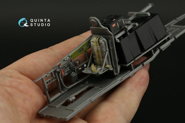 Quinta Studio QD32145 P-51D Mustang 3D-Printed &amp; coloured Interior on decal paper (Zoukei-Mura SWS) 1/32